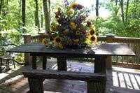 Rhododendron & Barn Wood Gift Table