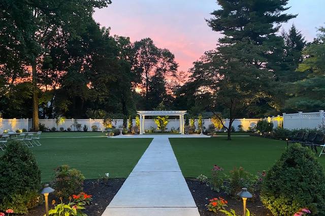 Ceremony Location at Sunset