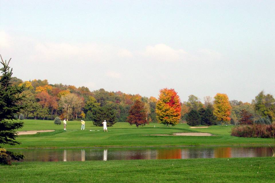 Fall on the course