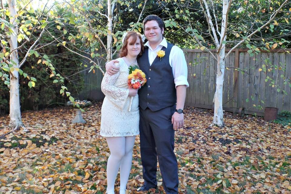 Fall wedding