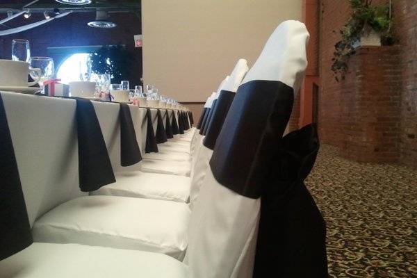 Bridal table at Windows on the River July 2011