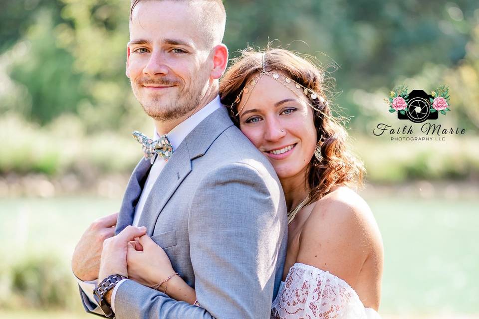 Bride and groom