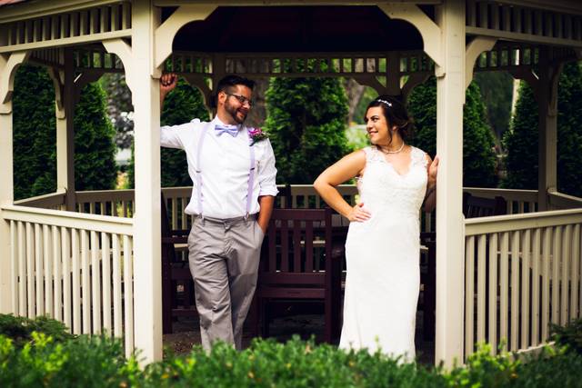 Bride and groom portraits
