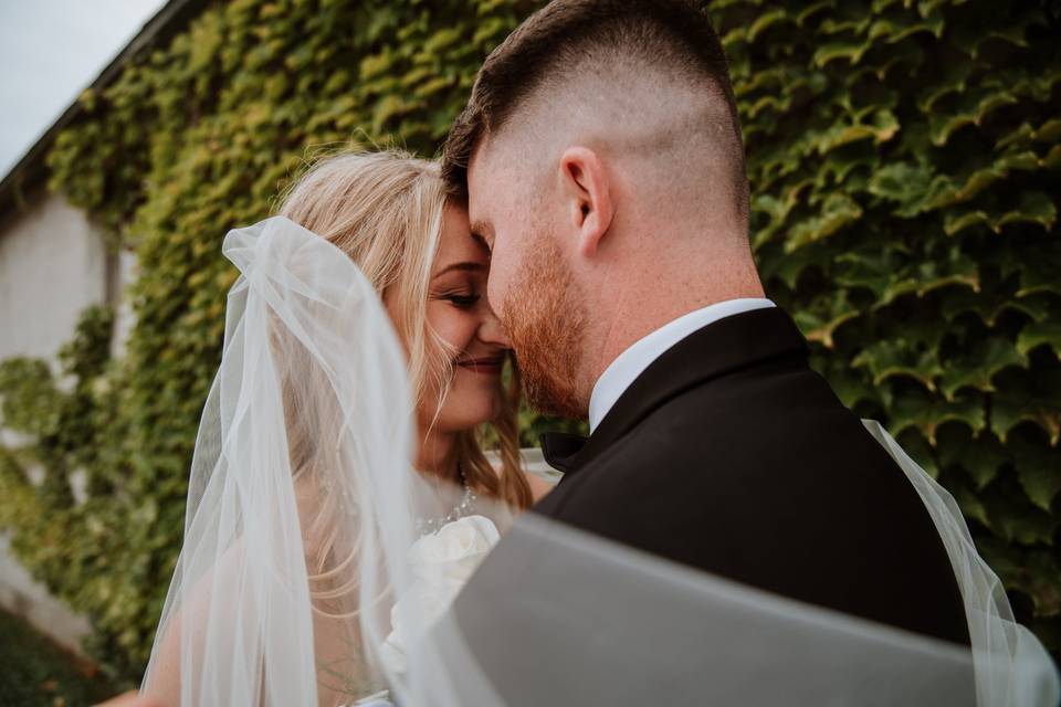 Close up veil