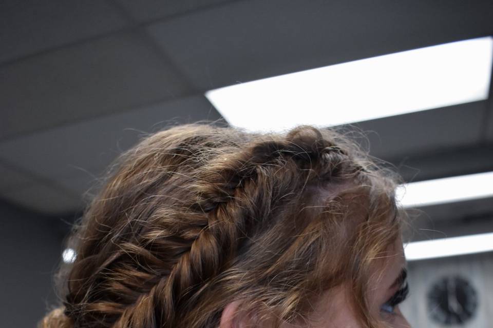 Fishtail Accent Updo