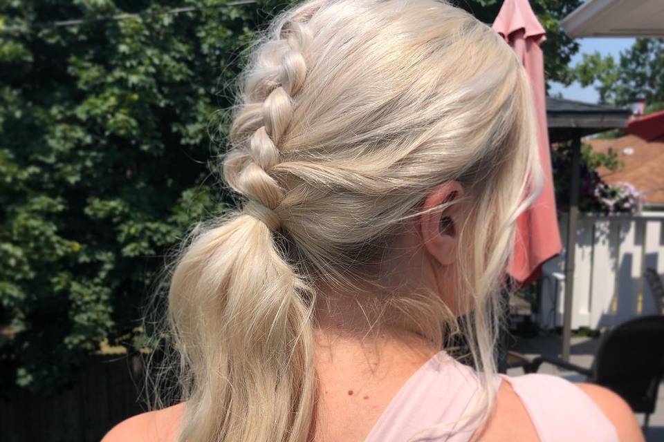 Low ponytail