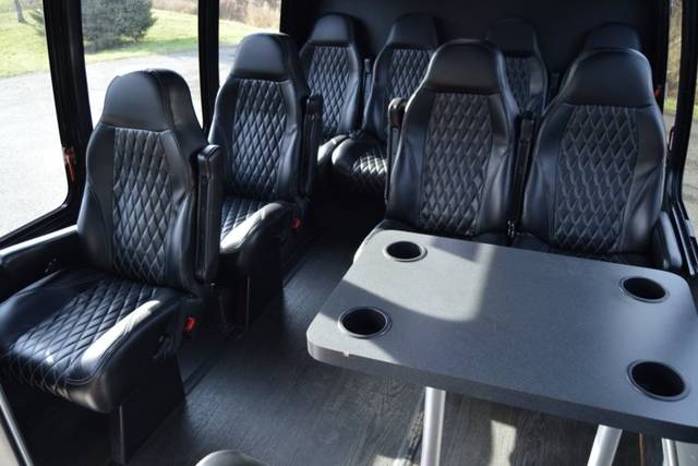 Inside the 10 passenger