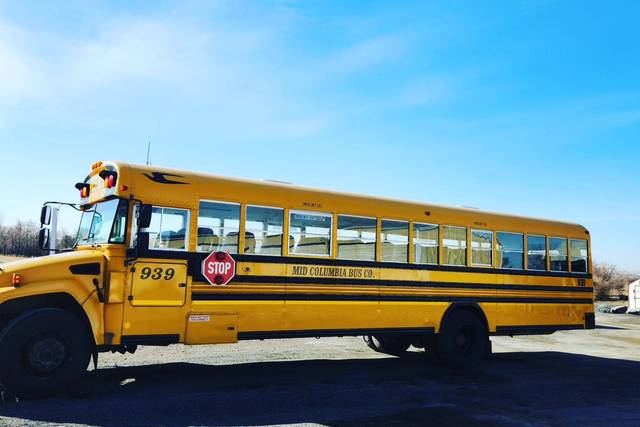 One of our many buses