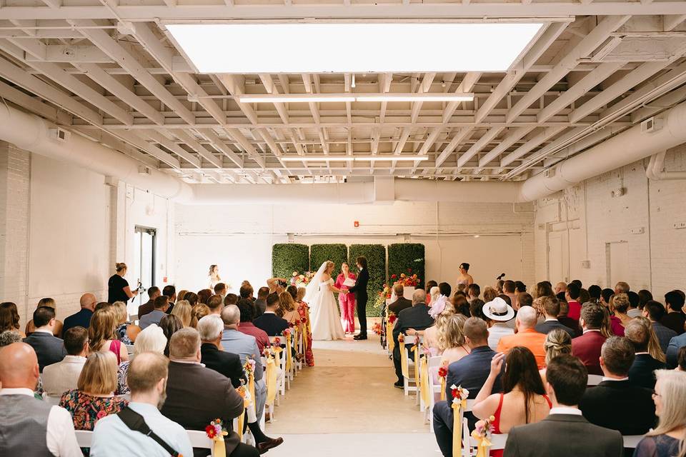 Color Wedding Ceremony