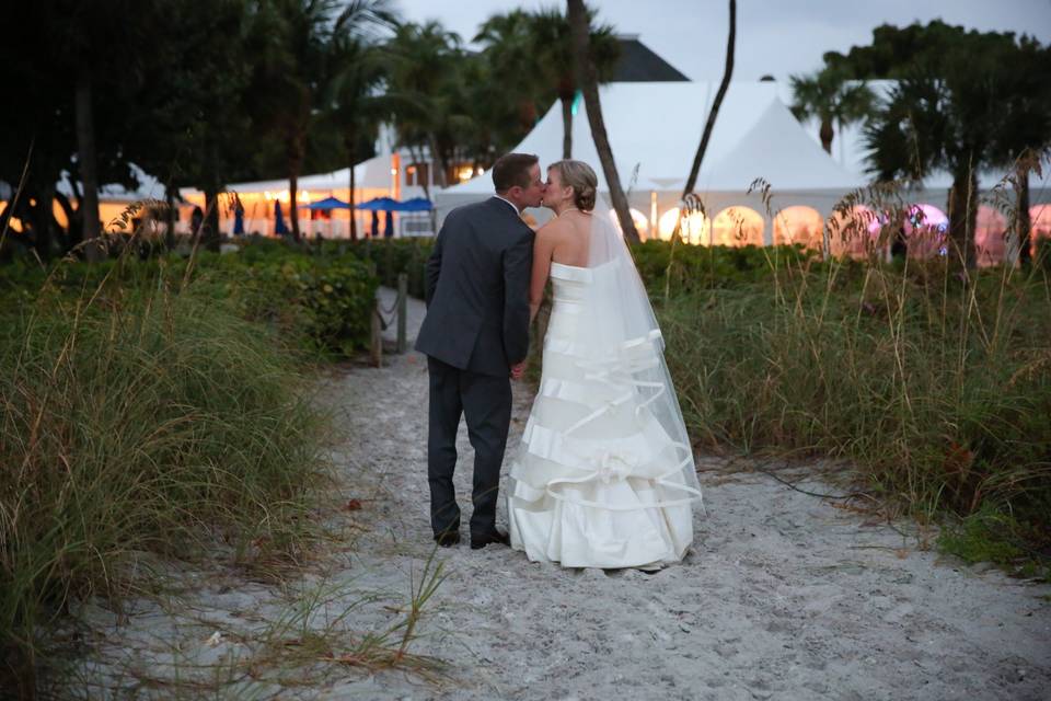 Beachfront Tented Wedding