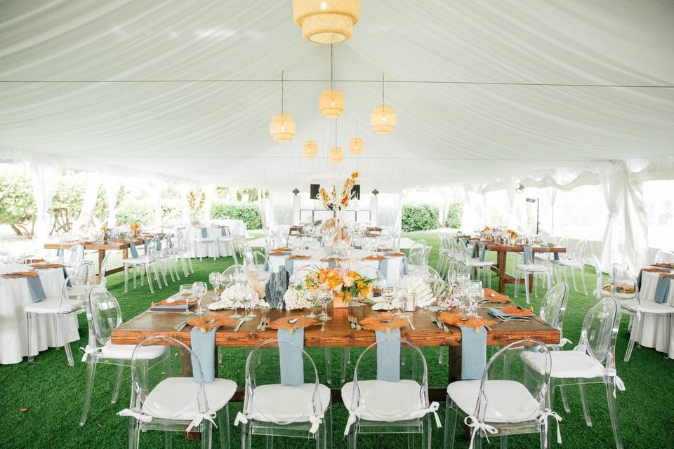 Coastal Tent Wedding