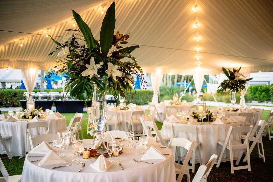 Chic Tropical Wedding