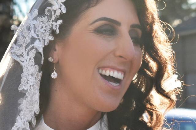 Happy bride