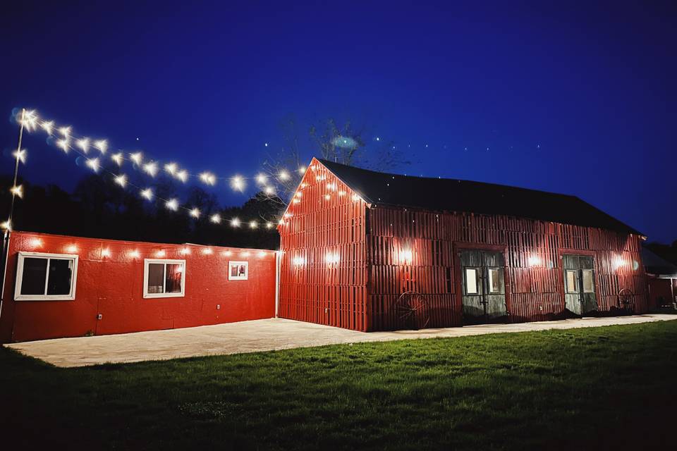 Barn at Night