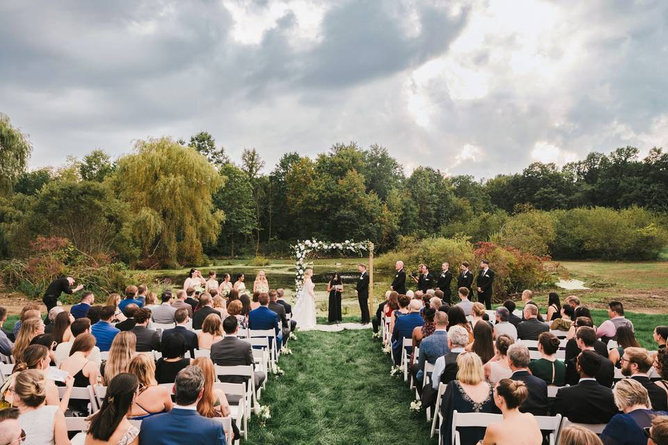 Pond Ceremony Wedding Kismet