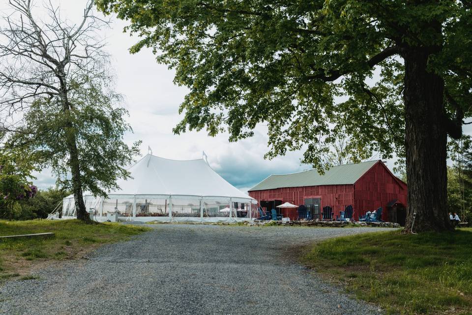 Tent and Barn