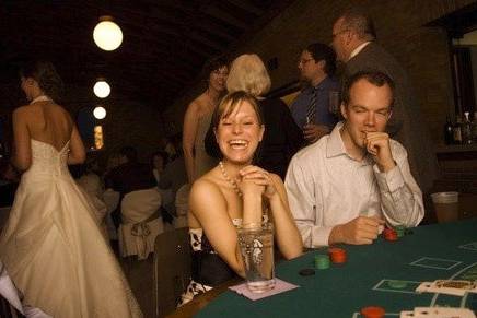 Willie Fun can provide casino gaming for your reception as well.