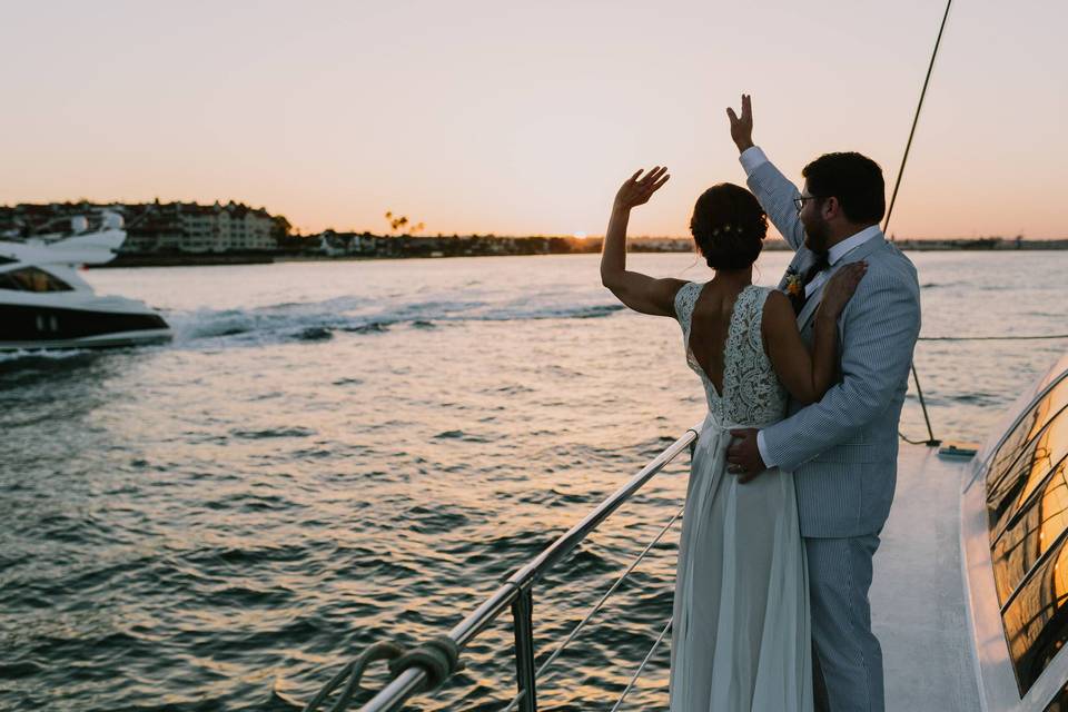 Aolani Catamaran Wedding