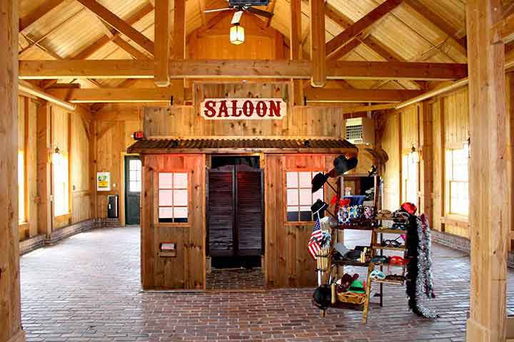 Our rustic western saloon photo booth out a wedding held at the Mildale Farm in Kansas.