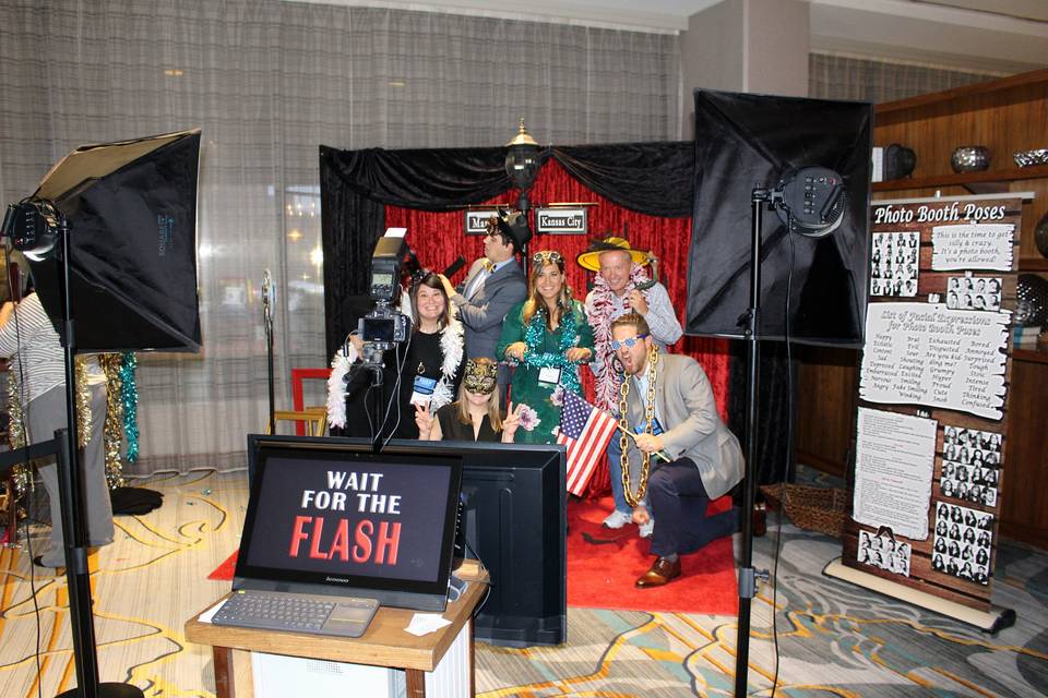 A roaring 20's Gatsby backdrop shoot at the Marriott Downtown in Kansas City.