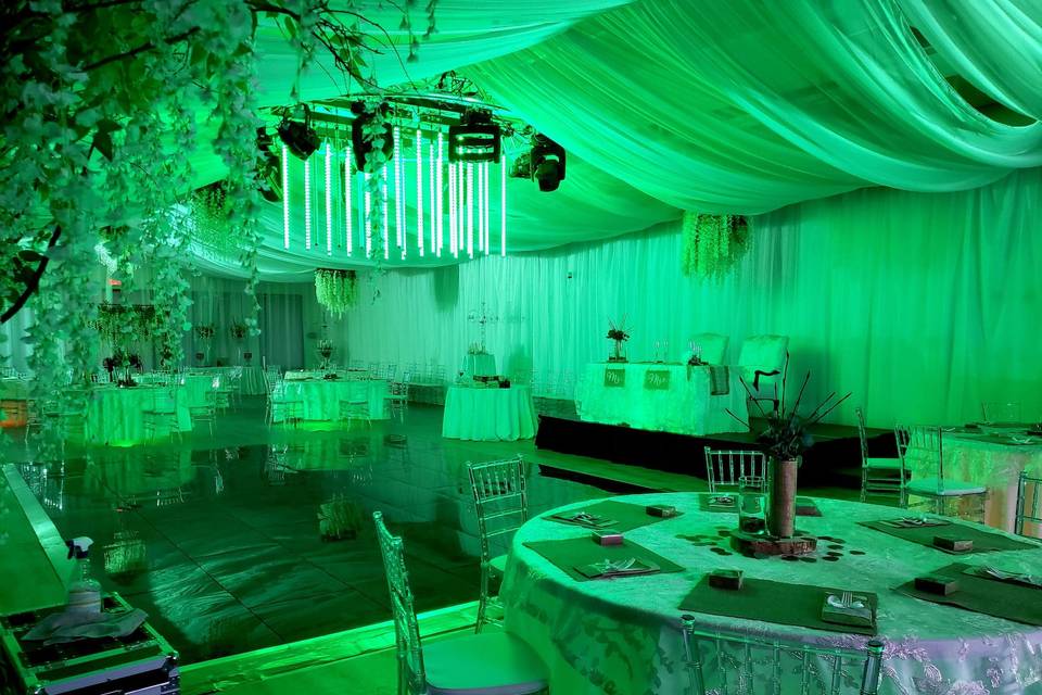 Green theme reception