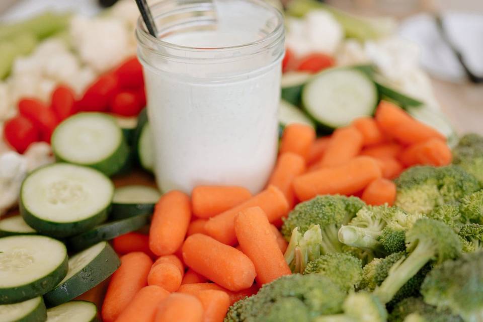 Vegetables with Ranch