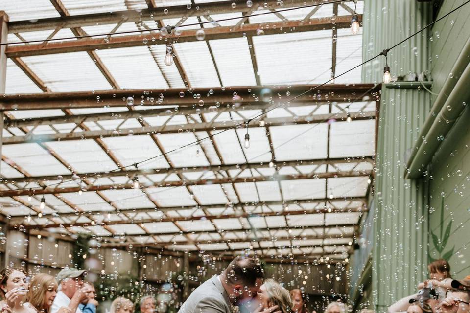 Epic wedding sendoffs