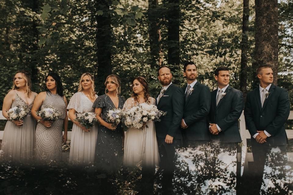 The wedding party