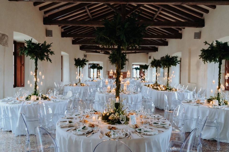 Italian castle wedding