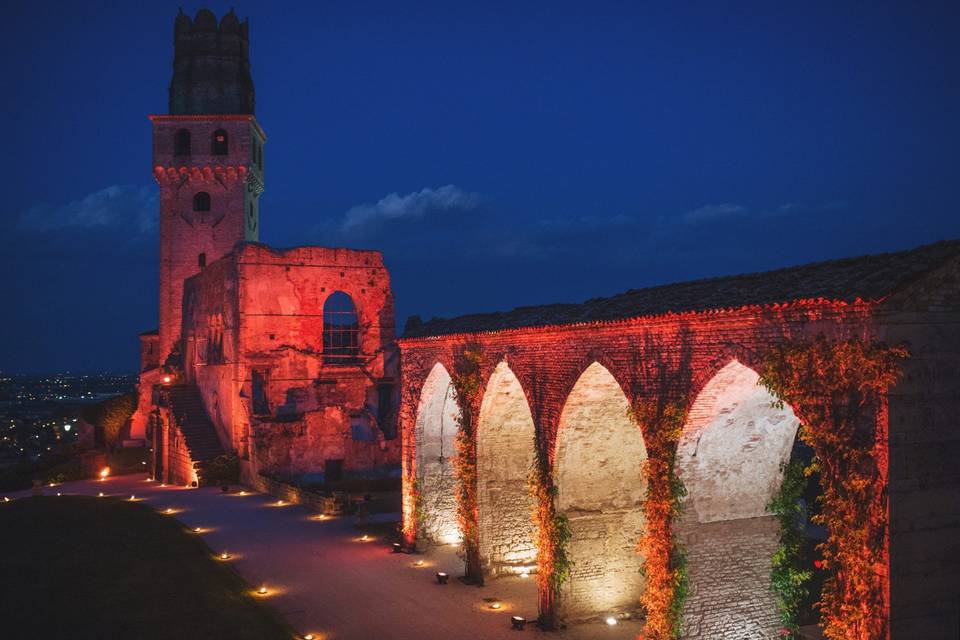 Italian castle wedding