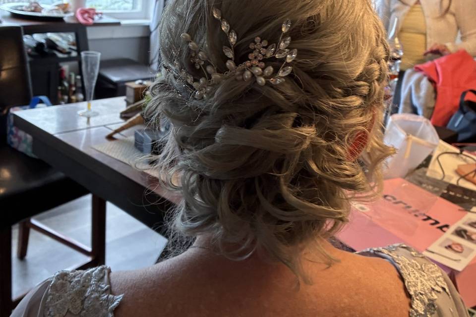 Soft updo!