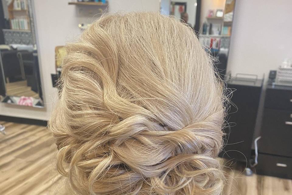 Soft updo
