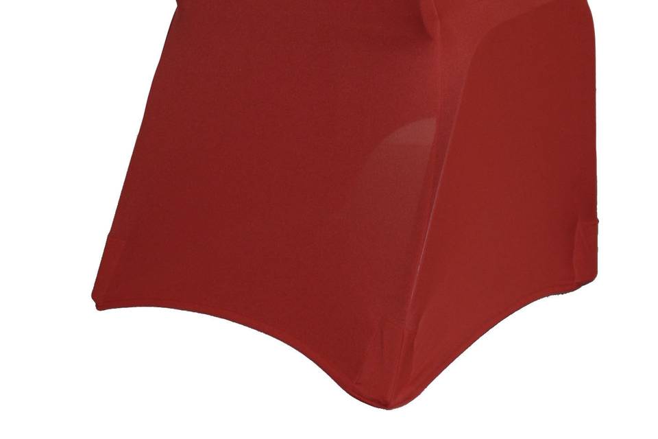 Spandex Banquet Chair Covers in Burgundy.