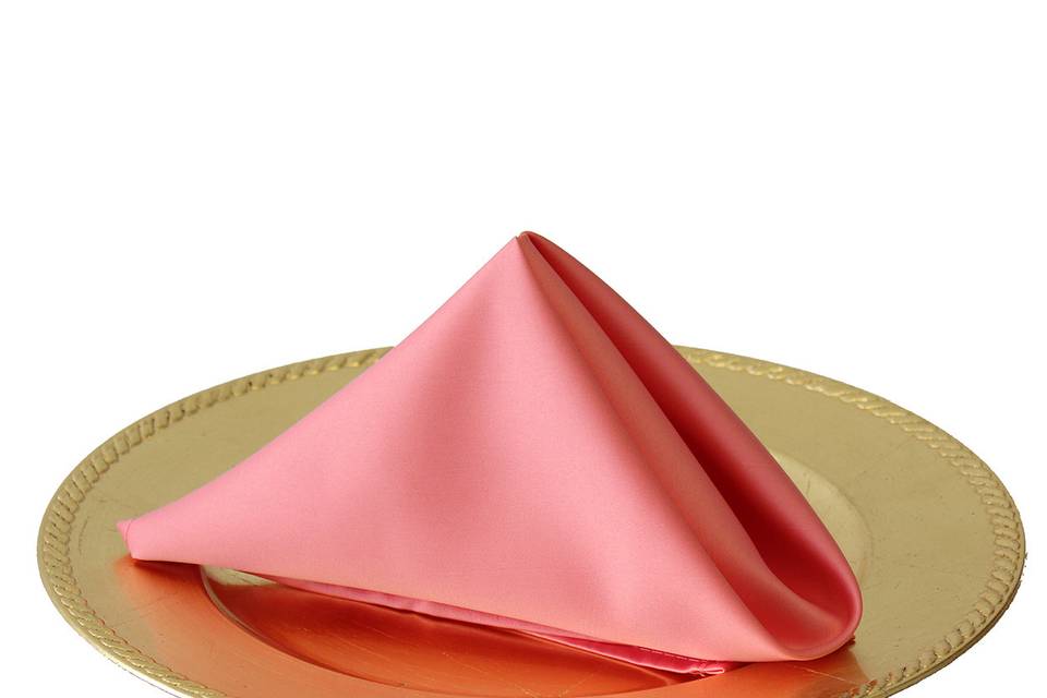 Coral Napkins for Weddings (Lamour)