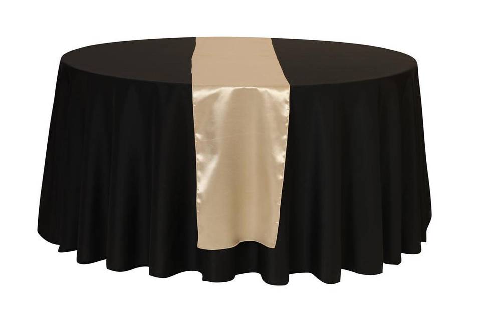Champagne Table Runners (Satin)