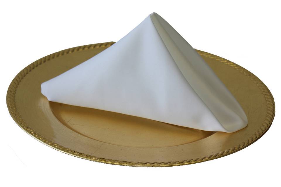 White Napkins for Weddings (Lamour)