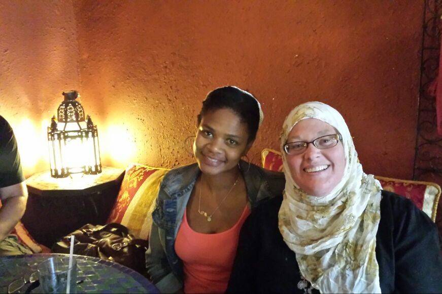 Actress Kimberly Elise when visiting and dining at Oasis Restaurant & Catering.