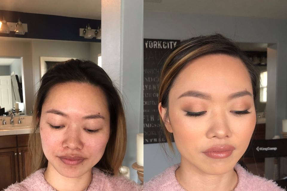 Before & after