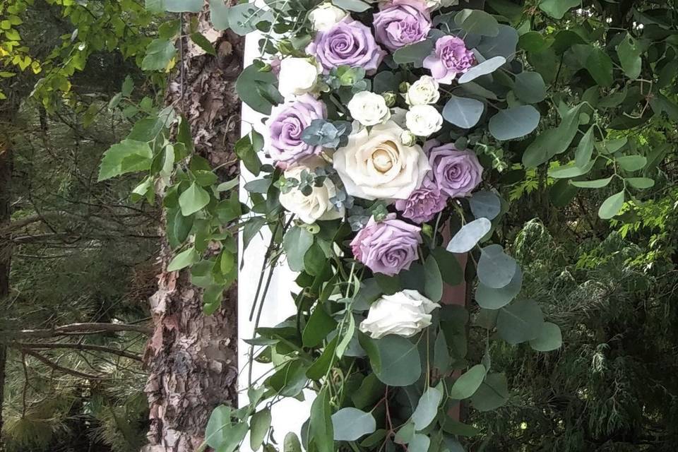 Lavender wedding flowers