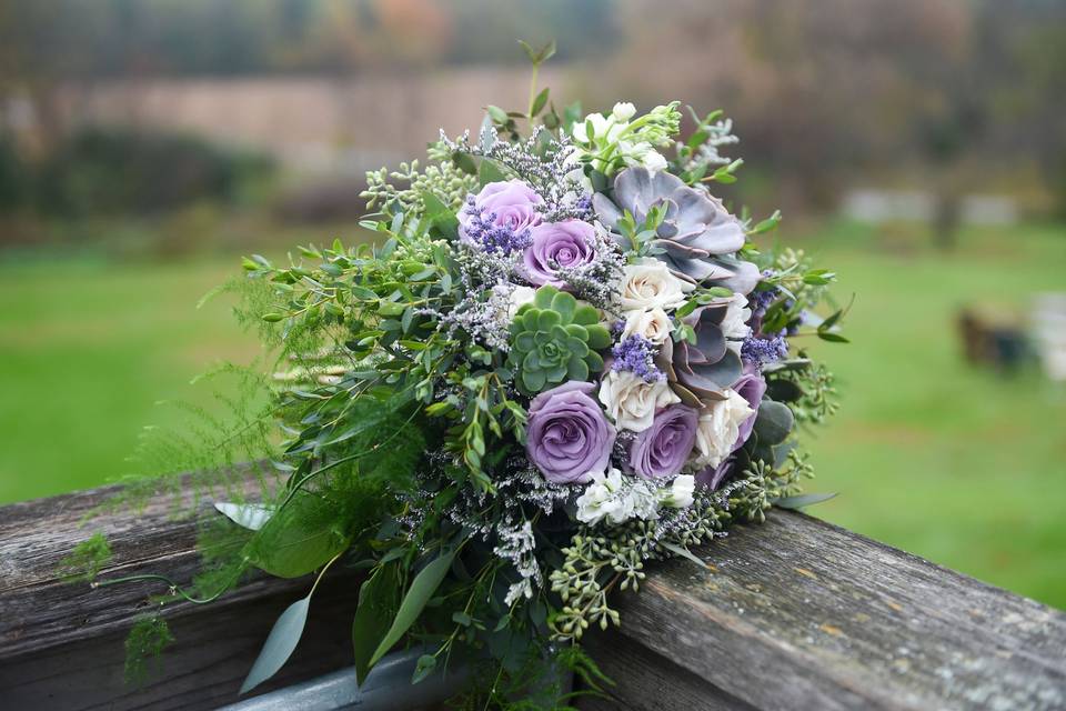 Lavender and sage bouquet