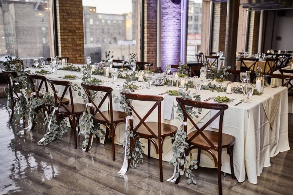 Wedding head table