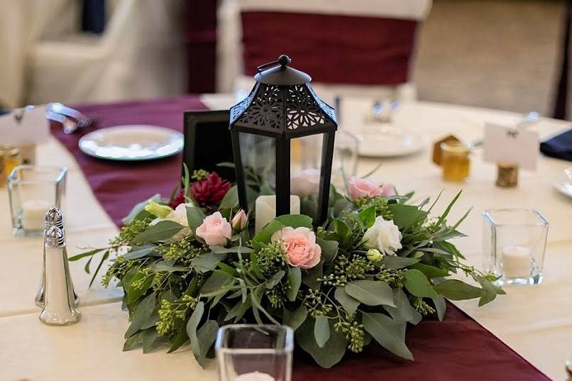 Lantern centerpiece