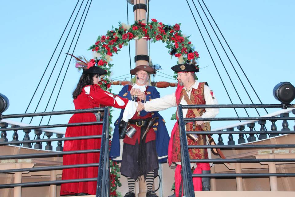 Be wed by a pirate captain