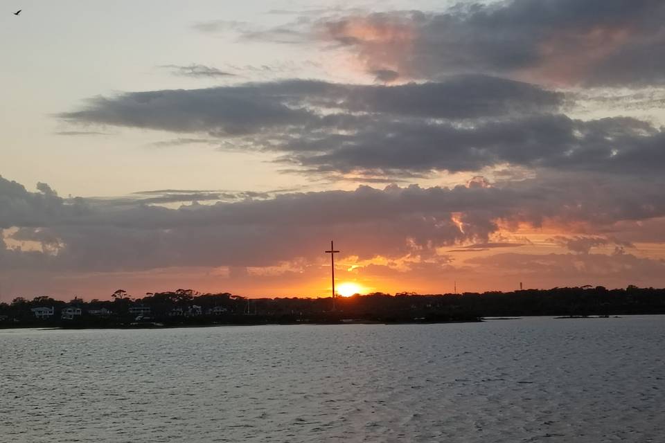 Sail into St Augustine sunset