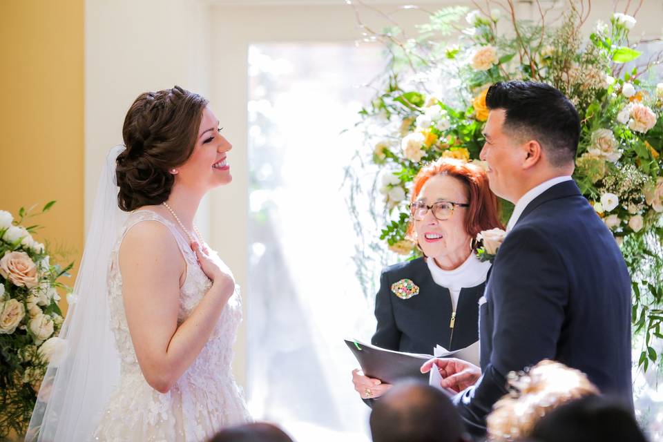 Exchanging vows