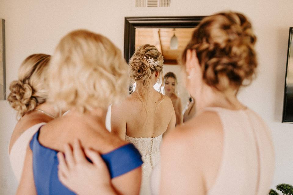 Bridal and Bridesmaid Updos