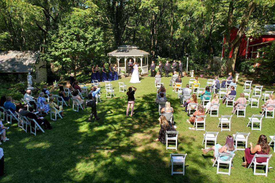 Outdoor ceremony