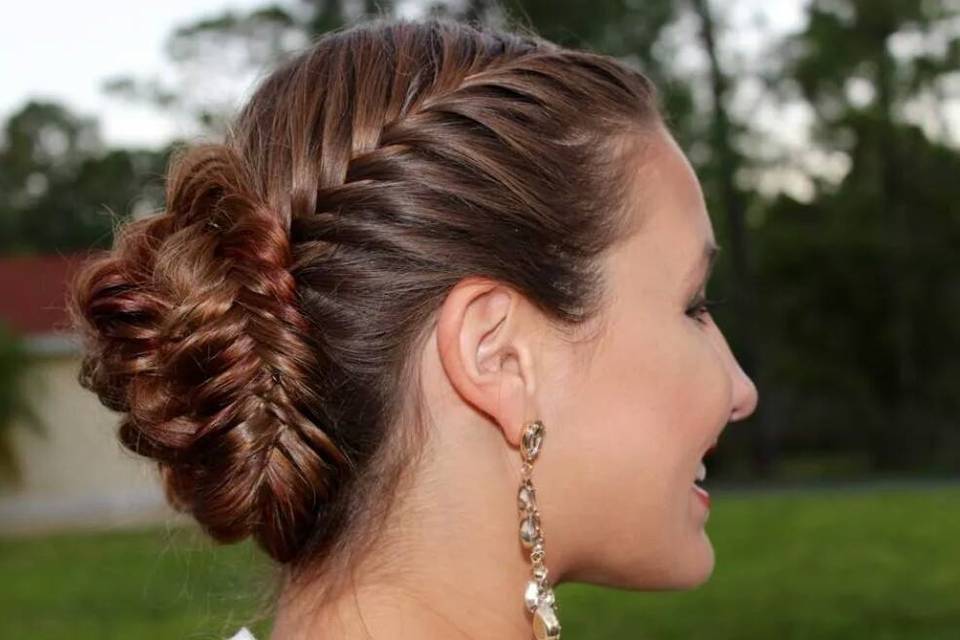 Fish Tail Updo