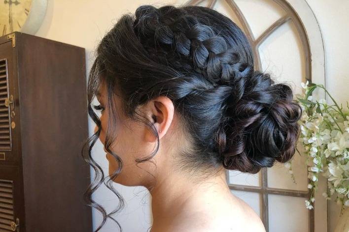 Updo w/ Braid