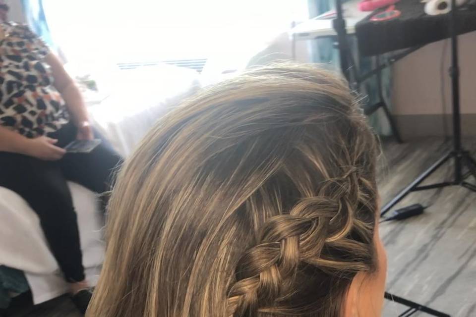 Dutch Braid w/ Curls